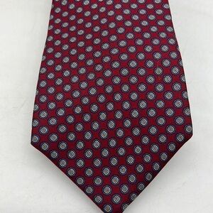 Christian Dior Silk Tie Red Blue White